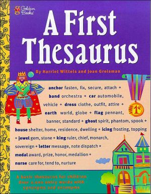 First Thesaurus book written by Harriet Wittels