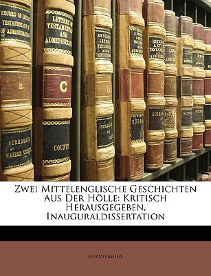 Zwei Mittelenglische Geschichten Aus Der Hlle magazine reviews