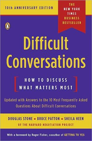 Difficult Conversations magazine reviews