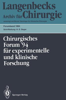 Chirurgisches Forum 94 Fur Experimentelle Und Klinische Forschung magazine reviews