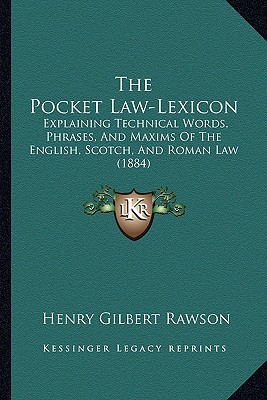 The Pocket Law-Lexicon magazine reviews