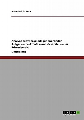 Analyse Schwierigkeitsgenerierender Aufgabenmerkmale Zum H Rverstehen Im Primarbereich magazine reviews