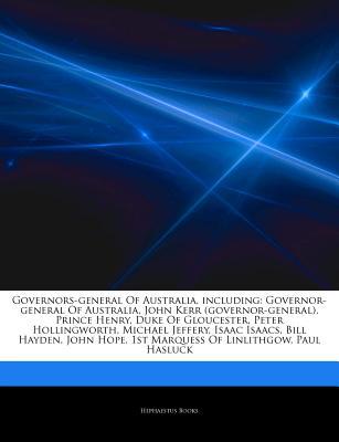 Articles on Governors-General of Australia, Including magazine reviews