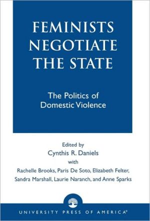 Feminists Negotiate The State book written by Cynthia R. Daniels