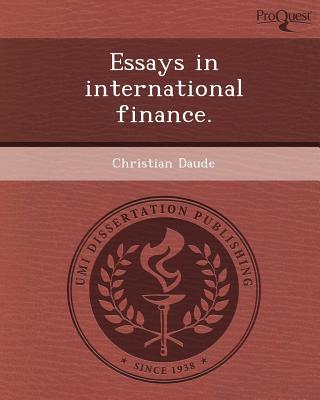 Essays in International Finance. magazine reviews