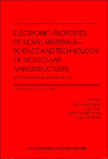 Electronic Properties of Novel Materialsascience and Technology of Molecular Nanostructures ... magazine reviews