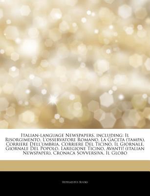 Articles on Italian-Language Newspapers, Including magazine reviews