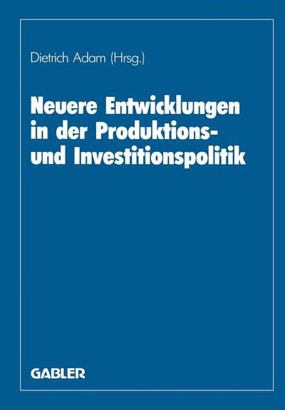 Neuere Entwicklungen in Der Produktions- Und Investitionspolitik magazine reviews