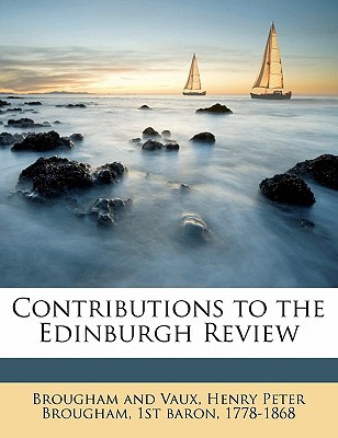 Contributions to the Edinburgh Review Volume 3 magazine reviews