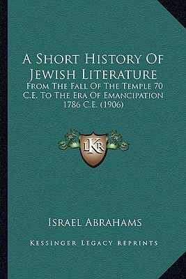 A Short History of Jewish Literature magazine reviews