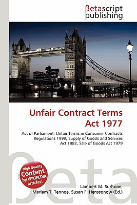 Unfair Contract Terms ACT 1977 magazine reviews