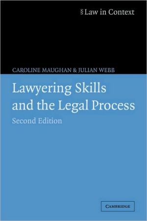 Lawyering Skills and the Legal Process magazine reviews
