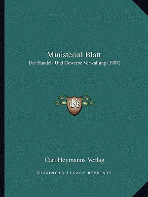 Ministerial Blatt magazine reviews