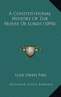 A Constitutional History of the House of Lords magazine reviews