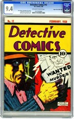 Detective Comics # 12 magazine back issue cover image