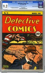 Detective Comics # 13 magazine back issue cover image