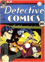 Detective Comics # 59 magazine back issue cover image
