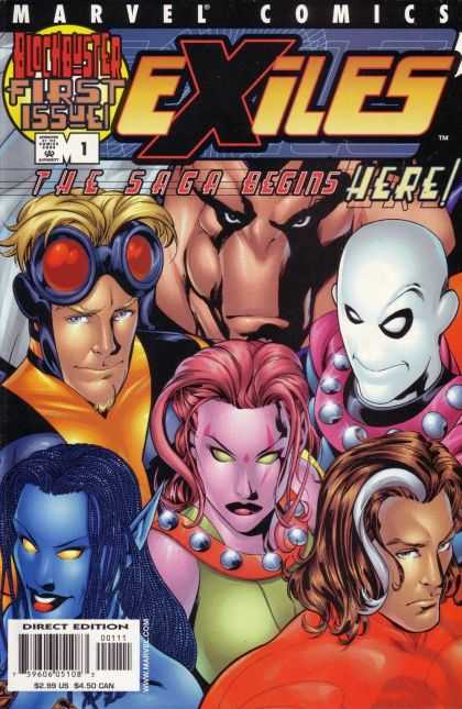 Exiles Comic Book Back Issues by A1 Comix