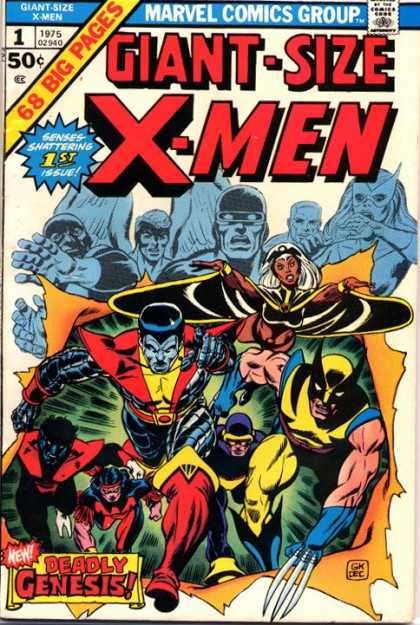 Giant Size X-Men Comic Book Back Issues of Superheroes by A1Comix