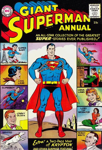 Giant Superman Annual Comic Book Back Issues of Superheroes by A1Comix