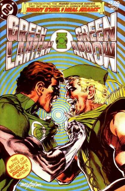 Green Lantern / Green Arrow Comic Book Back Issues of Superheroes by A1Comix