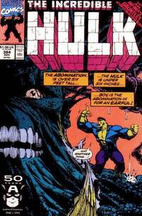 The Incredible Hulk # 384, August 1991