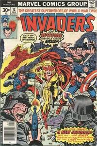 Invaders # 12, January 1977 magazine back issue cover image