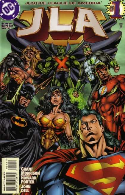 JLA Comic Book Back Issues of Superheroes by A1Comix