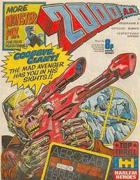 Judge Dredd 2000 A.D. # 9, April 1977 magazine back issue cover image