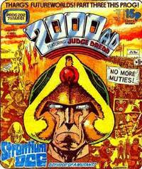 Judge Dredd 2000 A.D. # 202, March 1981 magazine back issue cover image