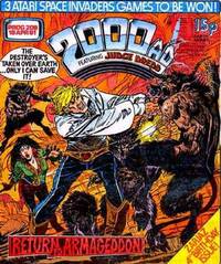 Judge Dredd 2000 A.D. # 208, April 1981 magazine back issue cover image