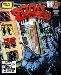Judge Dredd 2000 A.D. # 215, June 1981 magazine back issue cover image