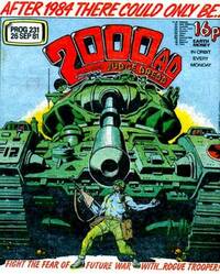 Judge Dredd 2000 A.D. # 231, September 1981 magazine back issue cover image