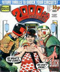Judge Dredd 2000 A.D. # 240, November 1981 magazine back issue cover image