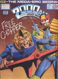 Judge Dredd 2000 A.D. # 545, October 1987 magazine back issue cover image