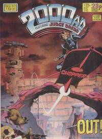 Judge Dredd 2000 A.D. # 547, November 1987 magazine back issue cover image
