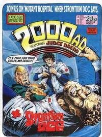 Judge Dredd 2000 A.D. # 550, November 1987 magazine back issue cover image