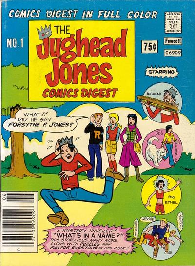 Jughead Jones Comics Digest Comic Book Back Issues by A1 Comix