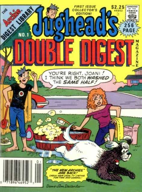 Jughead's Double Digest Comic Book Back Issues of Superheroes by A1Comix