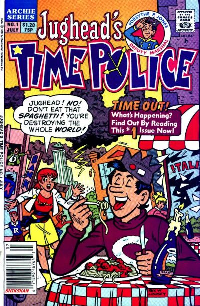 Jughead's Time Police Comic Book Back Issues of Superheroes by A1Comix