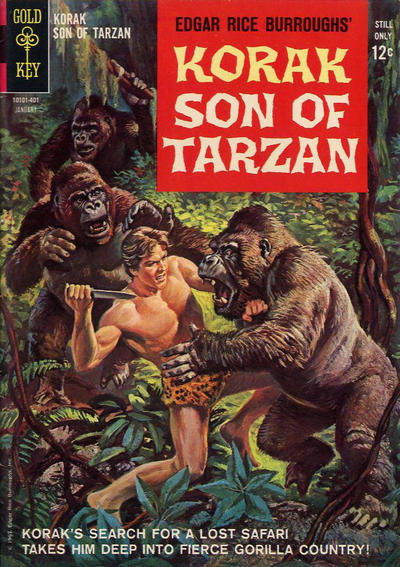 Korak Son of Tarzan Comic Book Back Issues by A1 Comix