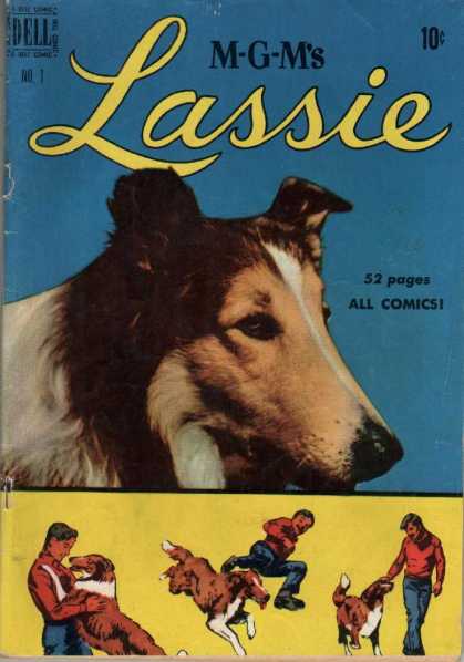 Lassie Comic Book Back Issues of Superheroes by A1Comix