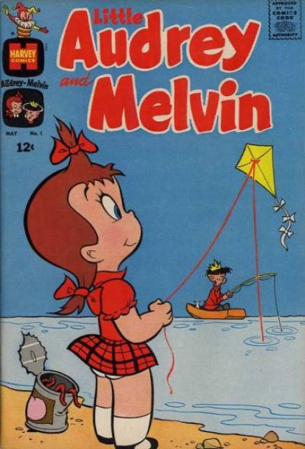 Little Audrey and Melvin Comic Book Back Issues of Superheroes by A1Comix