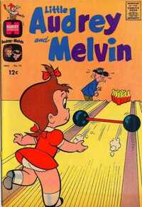 Little Audrey and Melvin # 10, November 1963 magazine back issue cover image