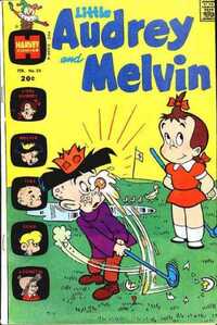 Little Audrey and Melvin # 56, February 1973 magazine back issue cover image