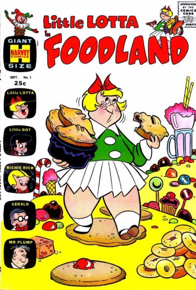 Little Lotta in Foodland Comic Book Back Issues of Superheroes by A1Comix