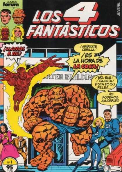 Los 4 Fantasticos Comic Book Back Issues of Superheroes by A1Comix