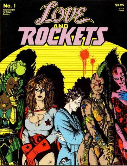 Love and Rockets Comic Book Back Issues of Superheroes by A1Comix