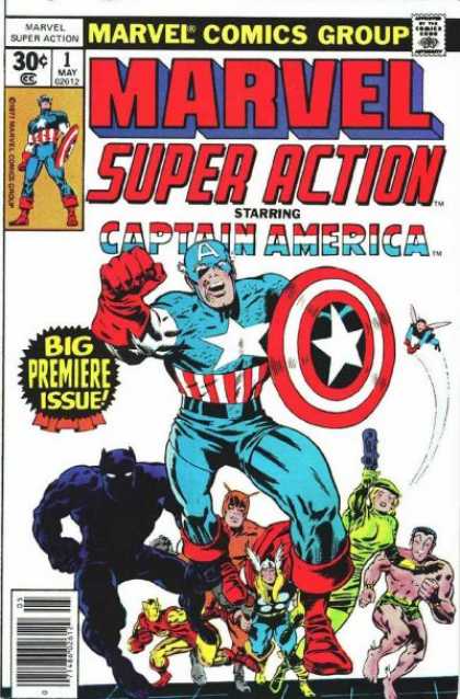 Marvel Super Action Comic Book Back Issues of Superheroes by A1Comix