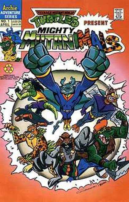 Mighty Mutanimals Comic Book Back Issues by A1 Comix
